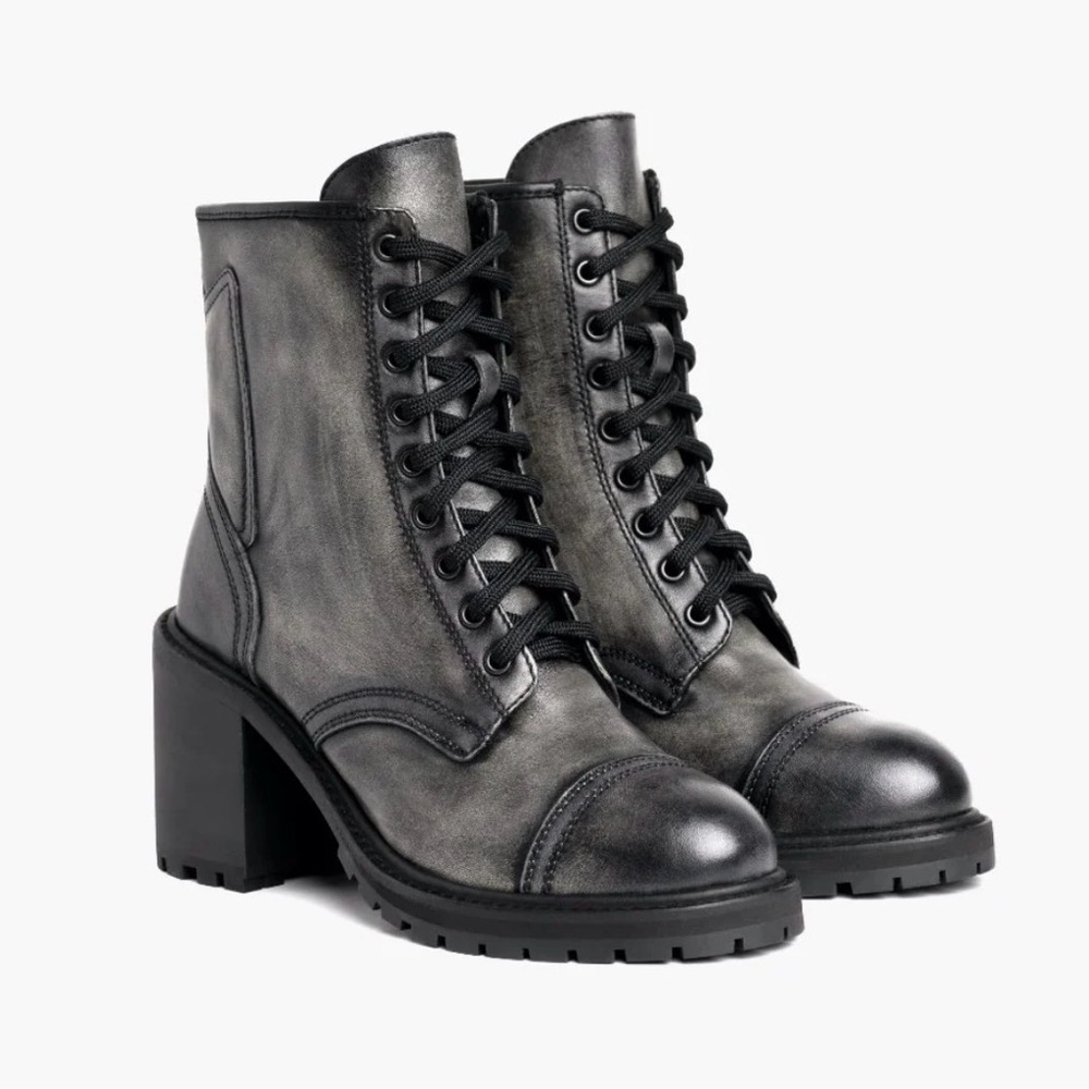 Thursday Boot Co. The Rebel Women's Heeled Lace-Up Boots